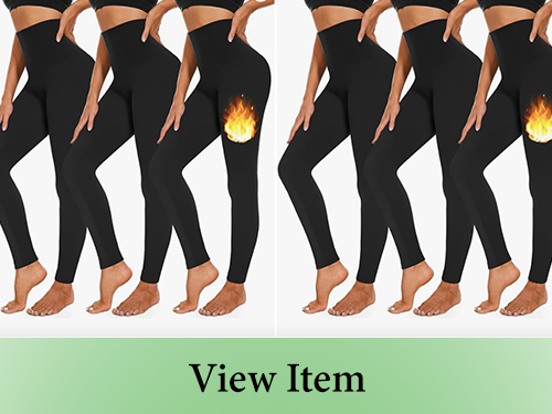 3 Pack Fleece Lined Leggings Women High Waisted Warm Winter Yoga Pants for Women Thermal Running Workout Leggings